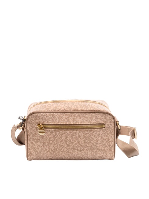 BORBONESE BORBONESO Mini bolso bandolera de tela color de malva - Bolsos Mujer