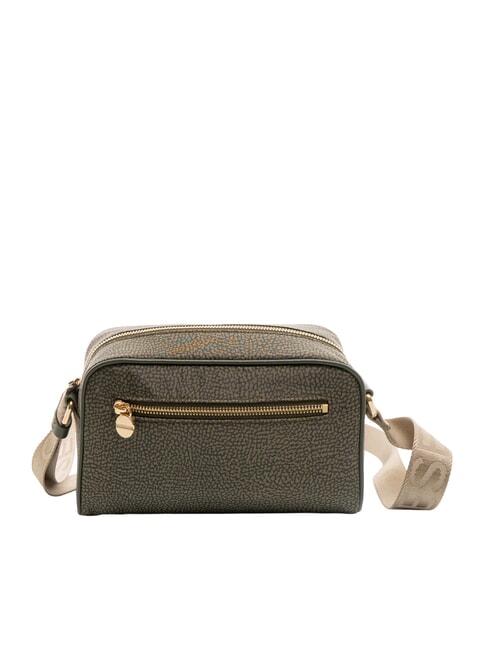 BORBONESE BORBONESO Mini bolso bandolera de tela laurel - Bolsos Mujer