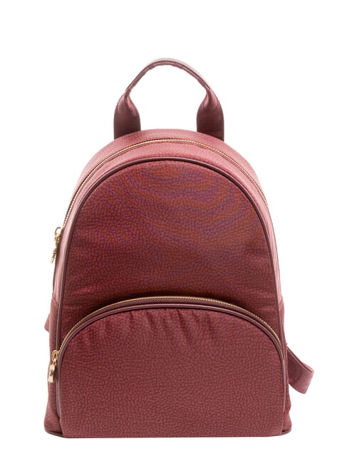 BORBONESE MEDIUM ECO LINE Mochila de mujer merlot - Bolsos Mujer