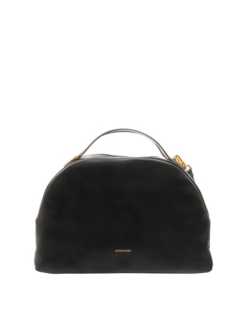 BORBONESE SEXY MEDIUM Bolso mediano con bandolera negro - Bolsos Mujer