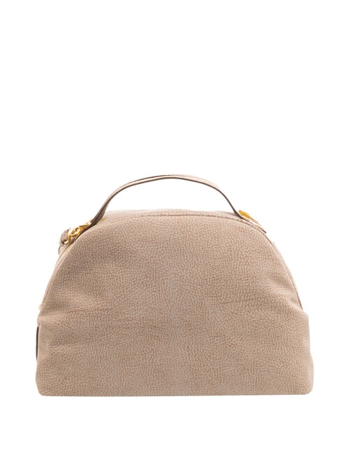 BORBONESE CAMOSCIO SEXY MEDIUM Bolso mediano de ante champiñón - Bolsos Mujer