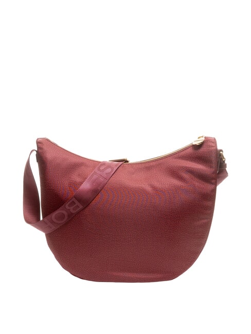 BORBONESE BORBONESO Bolso LUNA Hobo, mediano merlot - Bolsos Mujer
