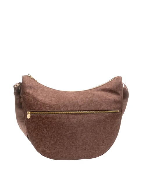 BORBONESE BORBONESO Bolso LUNA Hobo, mediano avellana - Bolsos Mujer