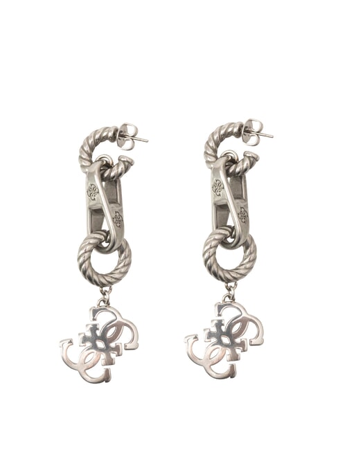 GUESS 4G VINTAGE Pendientes plata antigua - Pendientes