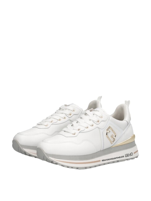 LIUJO MAXI WONDER 01  Zapatillas blanco - Zapatos Mujer