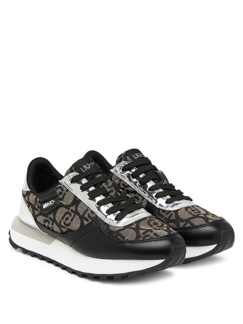 LIUJO EVELYN 915  Zapatillas de deporte para mujer ante / plata - Zapatos Mujer