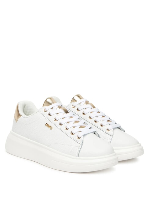 LIUJO BABOL 01 Zapatillas blanco / dorado claro - Zapatos Mujer