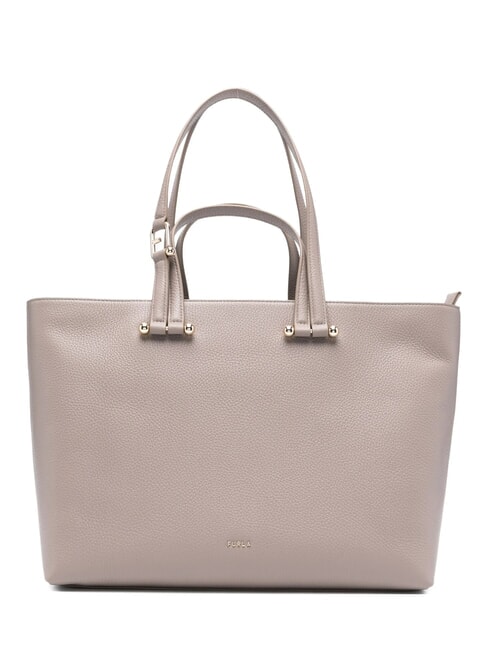 FURLA DUETTO Bolso de mano/hombro estuco gris - Bolsos Mujer