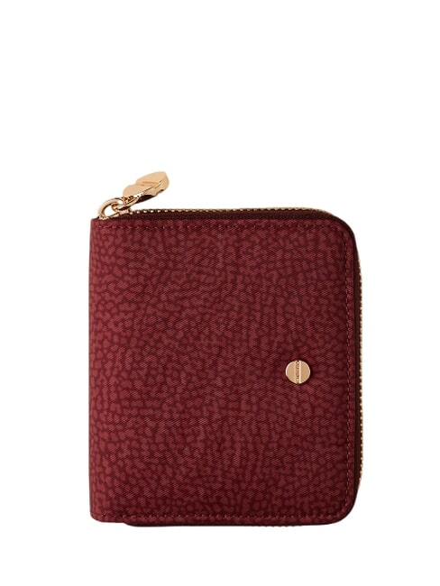 BORBONESE CLASSICA  Cartera mediana con cremallera merlot - Bolsas de viaje