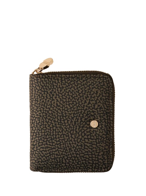 BORBONESE CLASSICA  Cartera mediana con cremallera laurel - Bolsas de viaje