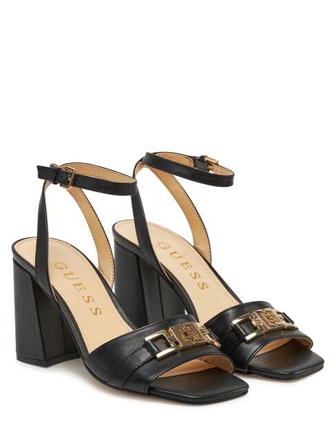 GUESS GRATO Sandalias altas de piel NEGRO - Zapatos Mujer
