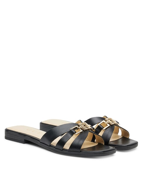 GUESS REALLA sandalias de cuero NEGRO - Zapatos Mujer