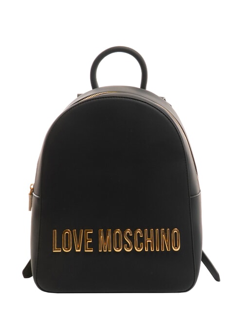 LOVE MOSCHINO BOLD LOVE Mochila con logo en relieve negro - Bolsos Mujer