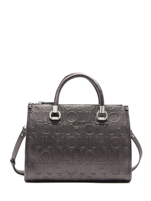 LIUJO MANHATTAN Bolso mediano tipo cartera con logotipo antracita se reunió. - Bolsos Mujer