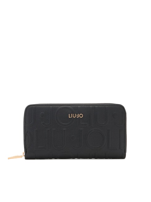 LIUJO CALIWEN Cartera grande con cremallera NEGRO - Carteras Mujer