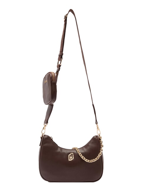 LIUJO ACHALA Bolso pequeño con cadena y bolsito marrón claro - Bolsos Mujer