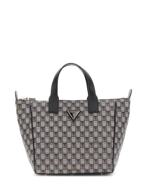 GUESS FOLLIE Bolsa de mano con estampado del logotipo de Jet Set logotipo negro - Bolsos Mujer