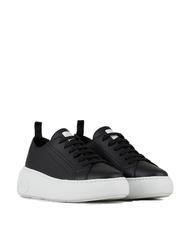 ARMANI EXCHANGE SUPER ACTION Zapatillas de piel con plataforma - Zapatos Mujer