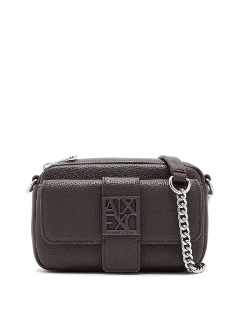 ARMANI EXCHANGE SUSIE SOFT Mini bolso de hombro chocolate caliente - Bolsos Mujer