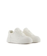 ARMANI EXCHANGE KURT MINI-TUMBLED Zapatillas con suela alta blanquecino - Zapatos Mujer - 1