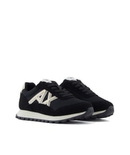 ARMANI EXCHANGE DROP MICROSUEDE Zapatillas con logo lateral - Zapatos Mujer