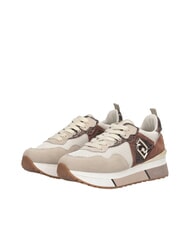 LIUJO MAXI WONDER 01 Zapatillas de plataforma con detalles de pit&oacute;n cuerda/chocolate - Zapatos Mujer - 1