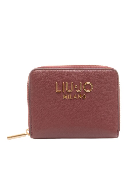 LIUJO CALIWEN Cartera mediana con cremallera vino tinto - Carteras Mujer