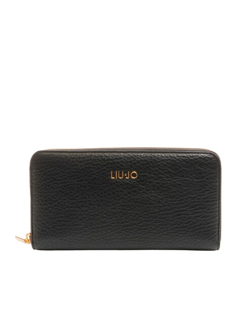 LIUJO CALIWEN Cartera grande con cremallera NEGRO - Carteras Mujer