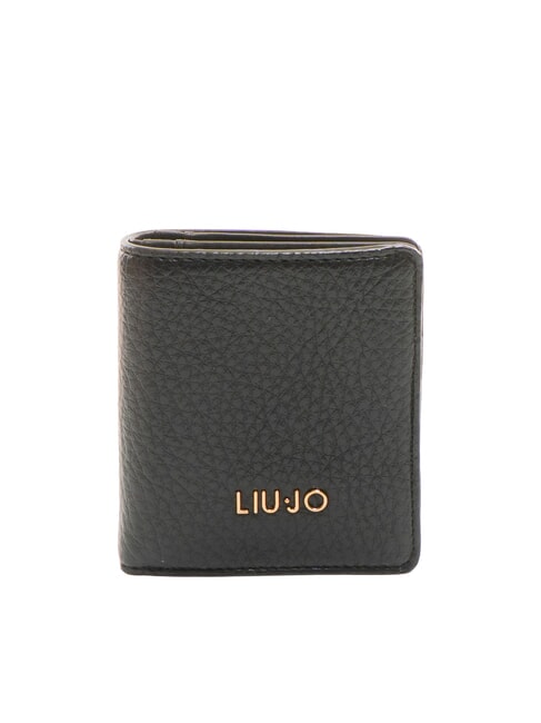 LIUJO CALIWEN Cartera pequeña plegable NEGRO - Carteras Mujer