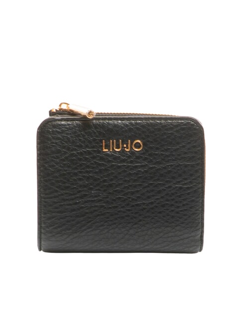 LIUJO CALIWEN Mini billetera con tarjetero NEGRO - Carteras Mujer