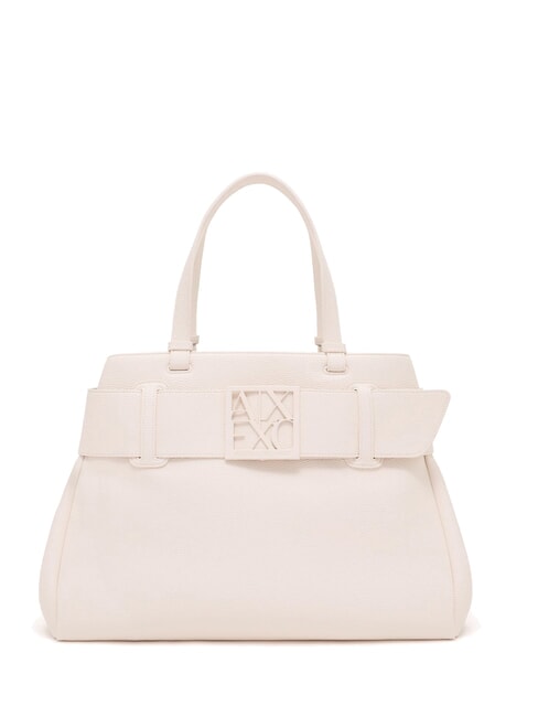 ARMANI EXCHANGE SUSIE SOFT Bolso de hombro con hebilla blanquecino - Bolsos Mujer