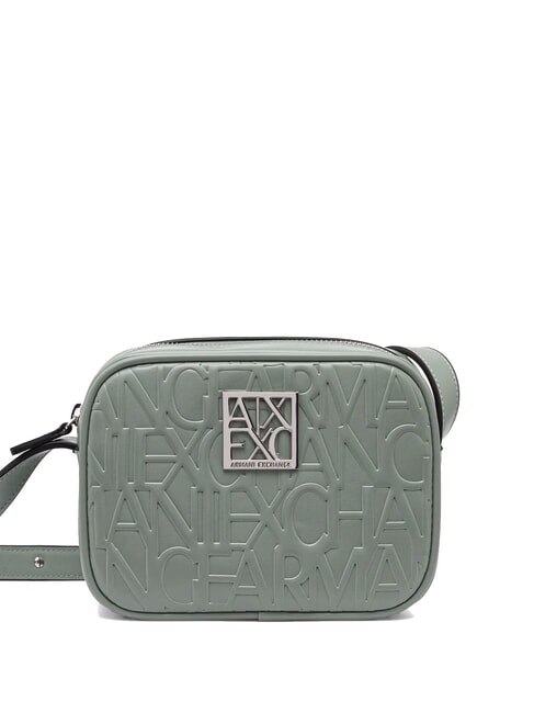 ARMANI EXCHANGE LOGO EMBOSSED Mini bolso de hombro sabio - Bolsos Mujer