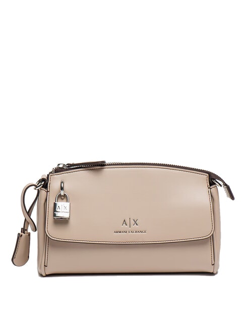 ARMANI EXCHANGE JANE Bolso bandolera con candado espejismo rosa/doha oscuro - Bolsos Mujer