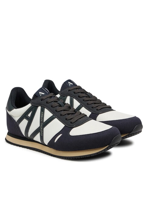 ARMANI EXCHANGE RIO Zapatillas bajas d.navy+j.set+off.wht - Zapatos Hombre