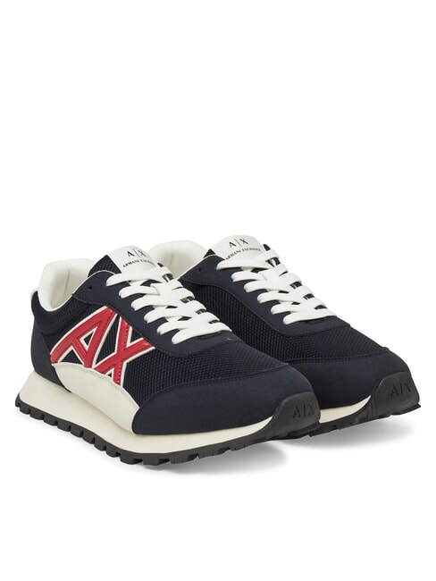 ARMANI EXCHANGE A|X Zapatillas azul marino oscuro + cardenal - Zapatos Hombre