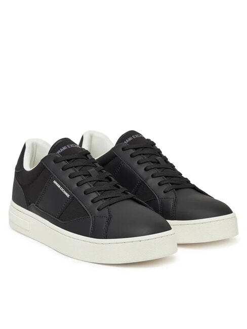 ARMANI EXCHANGE A|X Zapatillas con inserciones en contraste NEGRO / REFNEGRO - Zapatos Hombre