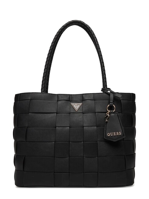 GUESS MAYLEE Bolsa de compras tejida NEGRO - Bolsos Mujer