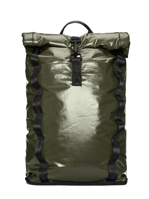 RAINS SIBU ROLLTOP  Mochila impermeable para portátil de 13" pantano - Mochilas para portátil