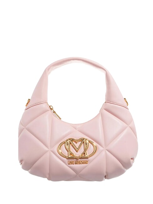LOVE MOSCHINO GEOMETRIC Bolso bandolera con bandolera polvos - Bolsos Mujer