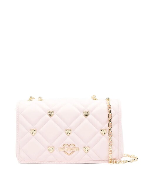 LOVE MOSCHINO SWEET STUDS Bolso de hombro con cadena polvos - Bolsos Mujer