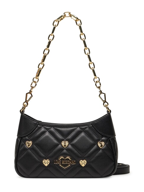 LOVE MOSCHINO SWEET STUDS Bolso de hombro con correa para el hombro negro - Bolsos Mujer