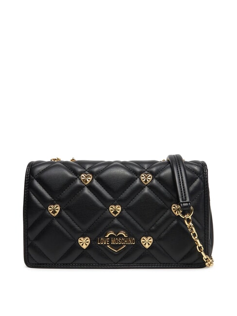 LOVE MOSCHINO SWEET STUDS Bolso de hombro con cadena negro - Bolsos Mujer