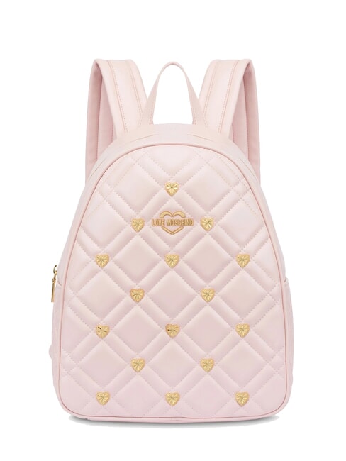 LOVE MOSCHINO SWEET STUDS Mochila con tachuelas de corazón polvos - Bolsos Mujer