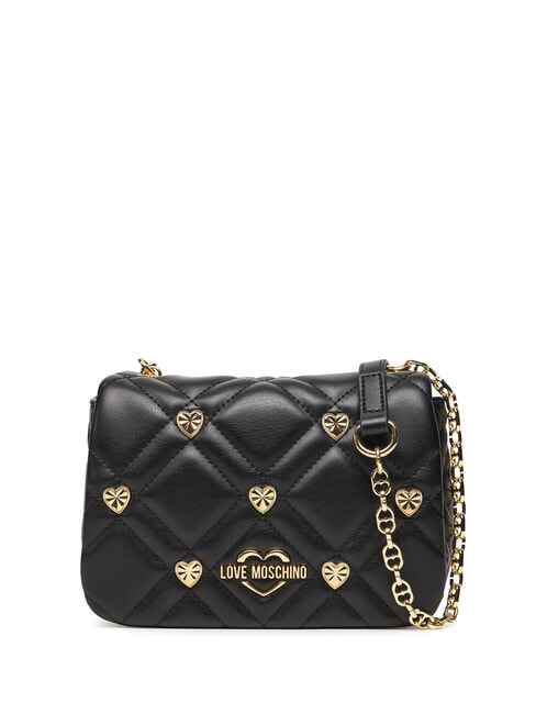 LOVE MOSCHINO SWEET STUDS Mini bolso de hombro con tachuelas negro - Bolsos Mujer