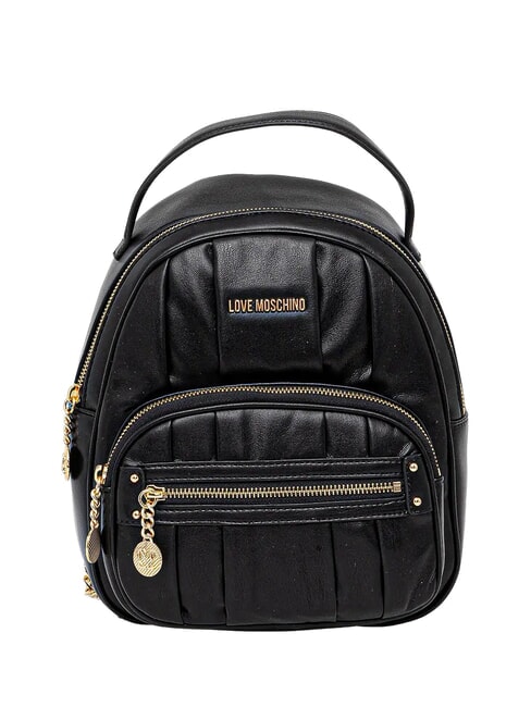 LOVE MOSCHINO BAGGY Mochila con bolsillo negro - Bolsos Mujer