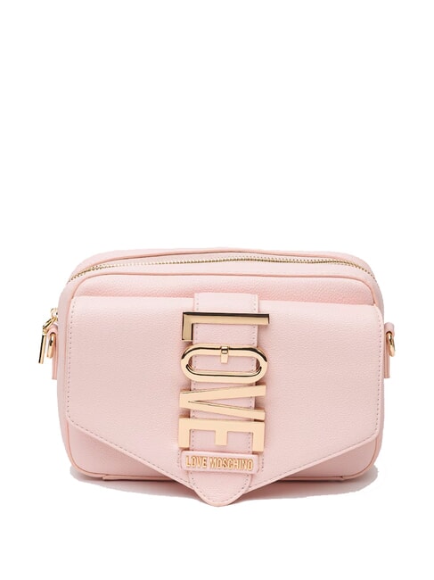LOVE MOSCHINO VERTICAL LOGO Mini bolso de hombro polvos - Bolsos Mujer