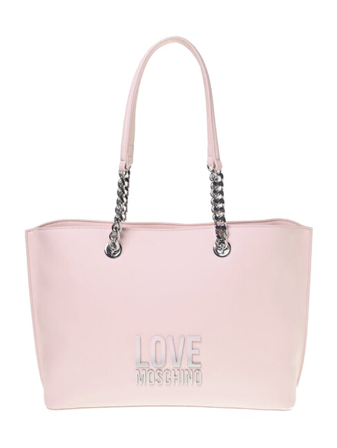 LOVE MOSCHINO PRISM Bolsa de compras con asas de cadena polvos - Bolsos Mujer