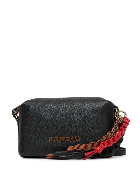 LOVE MOSCHINO LEGACY Bolsa para cámara con dijes negro - Bolsos Mujer