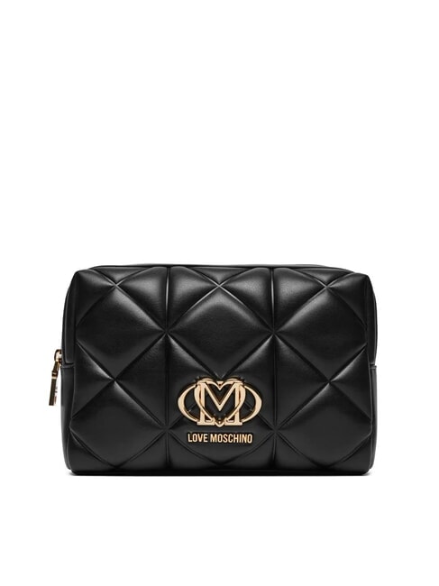 LOVE MOSCHINO QUILTED Bolso de mano acolchado negro - Bolsos Mujer
