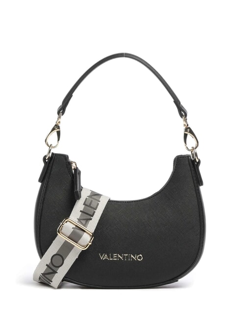 MARIO VALENTINO ZERO RE Bolso de hombro con correa de hombro con logotipo negro - Bolsos Mujer